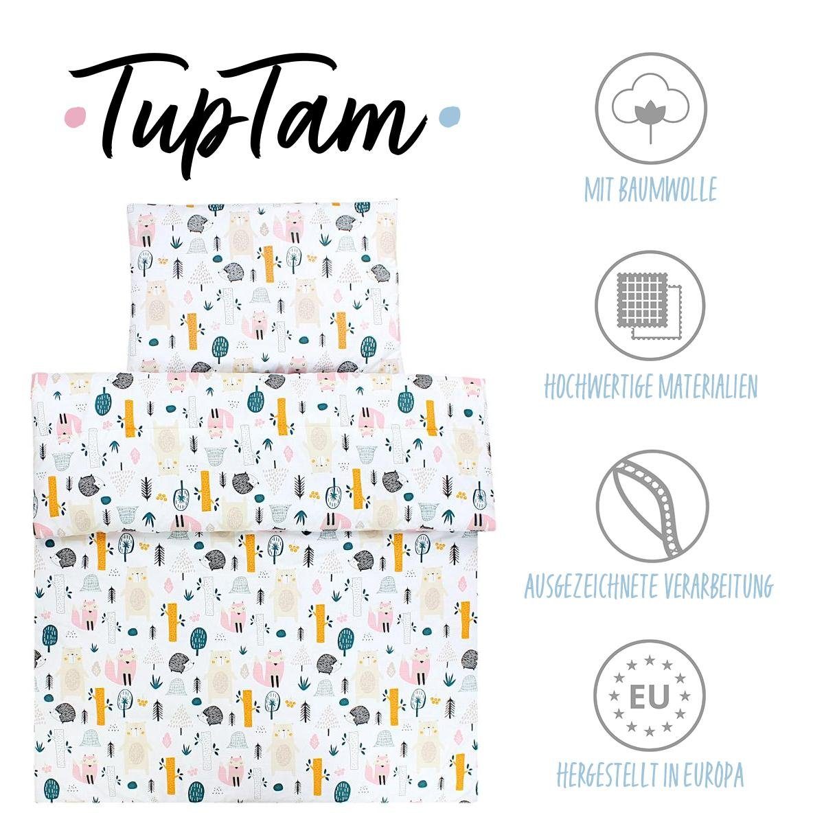 TupTam Kinderbettdecke Kinder Gemusterte Bettdecken Set Ganzjahresdecke Kop günstig online kaufen