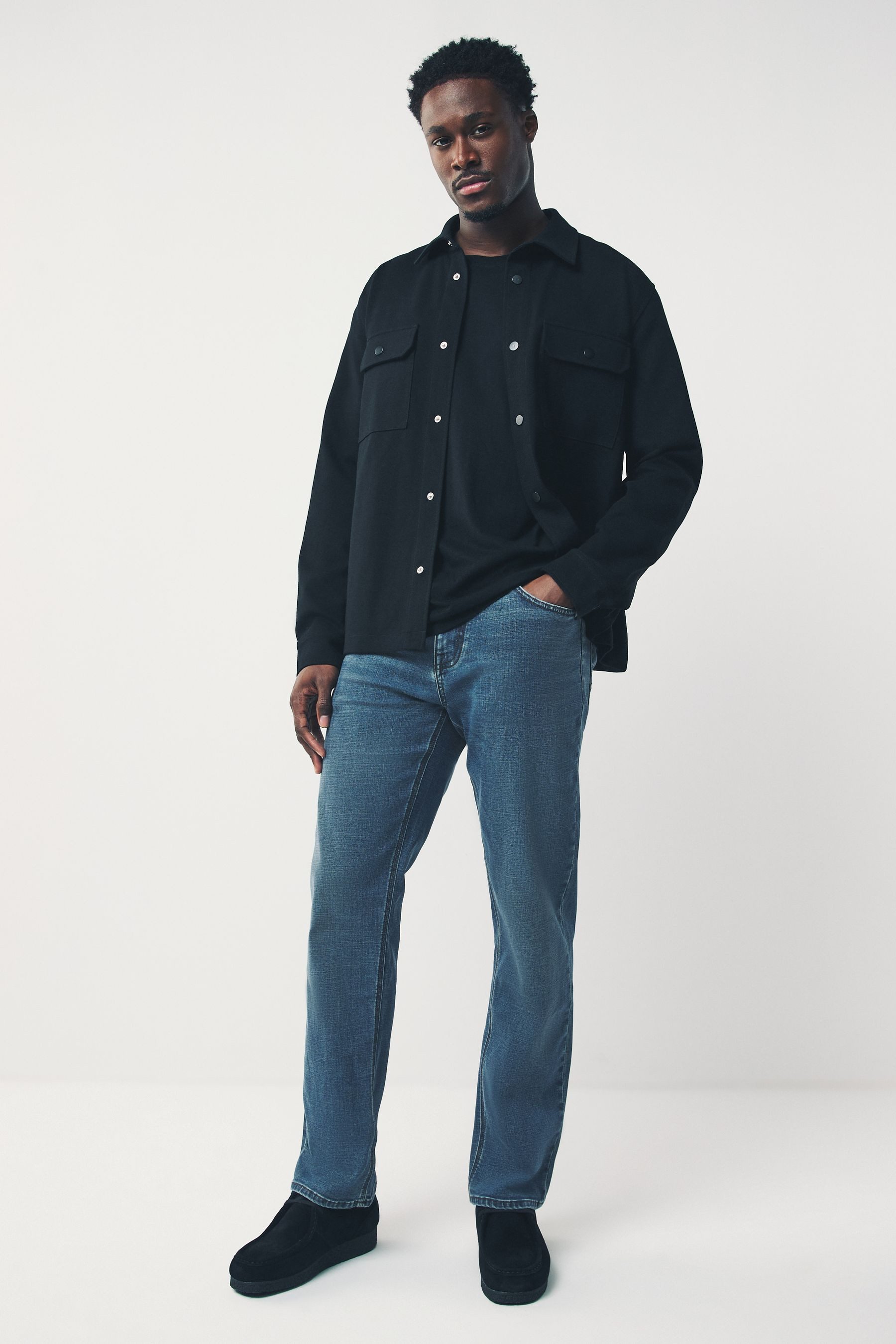 Next Straight-Jeans Straight Fit Motionflex Jeans (1-tlg)