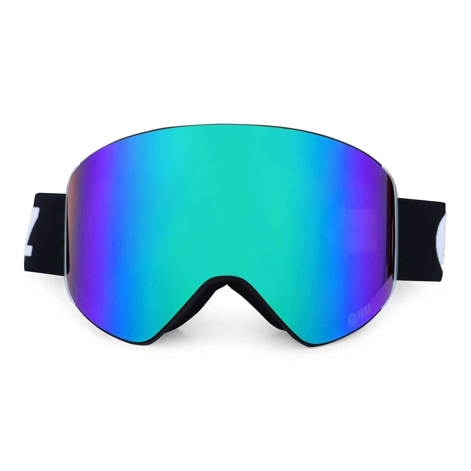 YEAZ Skibrille APEX Magnet-Ski-Snowboardbrille grün, Premium-Ski- und Snowboardbrille für Erwachsene und Jugendliche