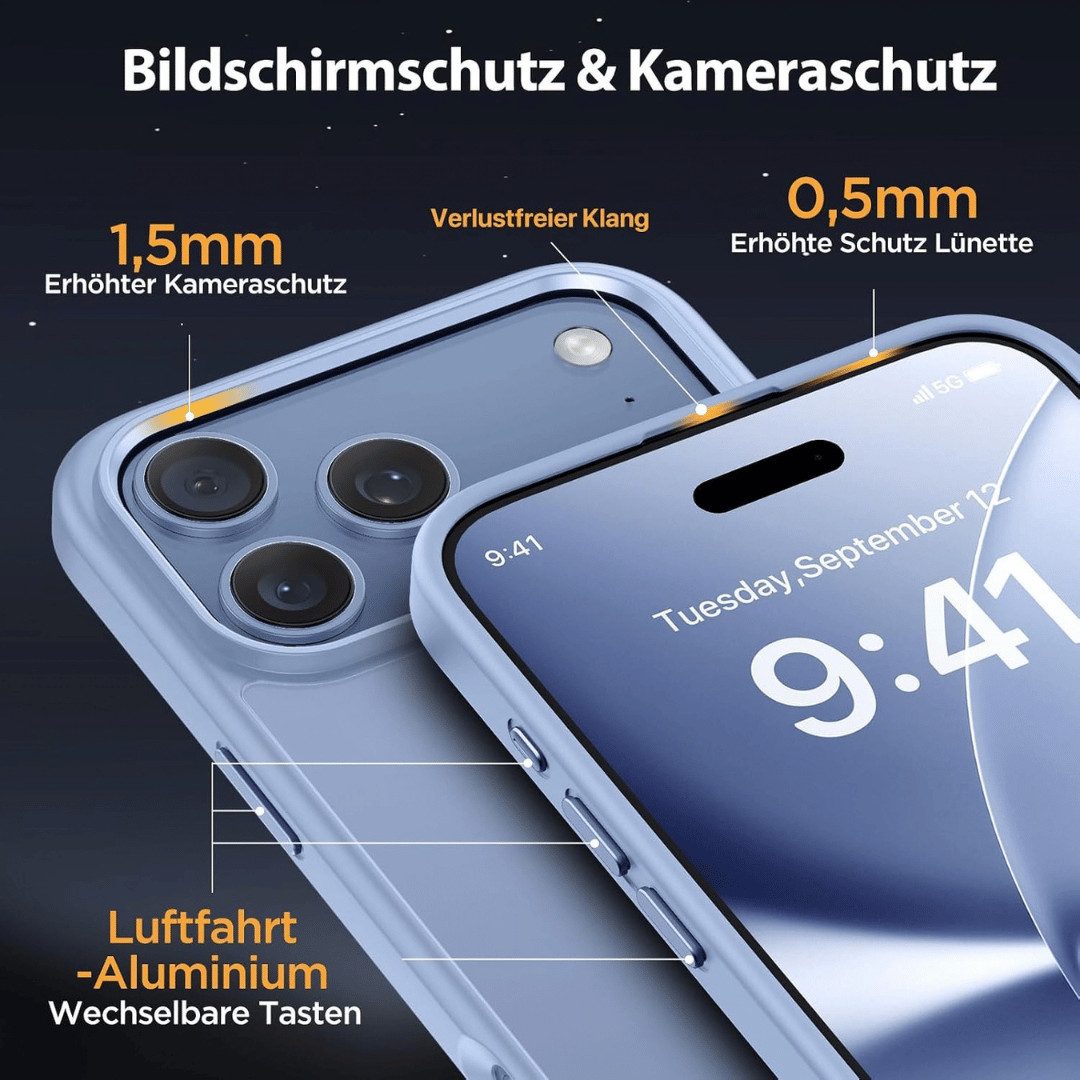 SmartUP Smartphone-Hülle für Apple iPhone 18 Pro Max MagSafe Case Handyhülle Smart Cover Magnet 6,9, MagSafe-Technologie, integrierter Kameraschutz – Bild 3 von 5