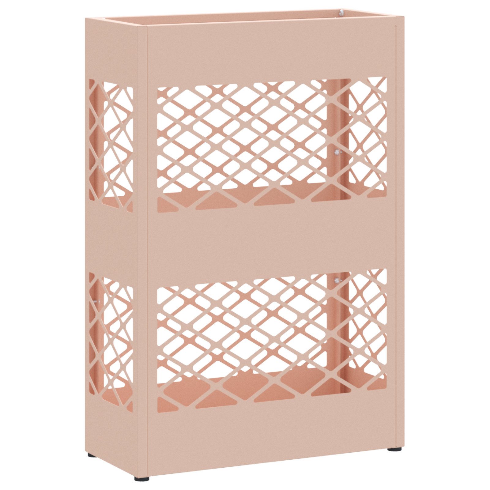 vidaXL Schirmständer Regenschirmständer Rosa Metall Standard günstig online kaufen