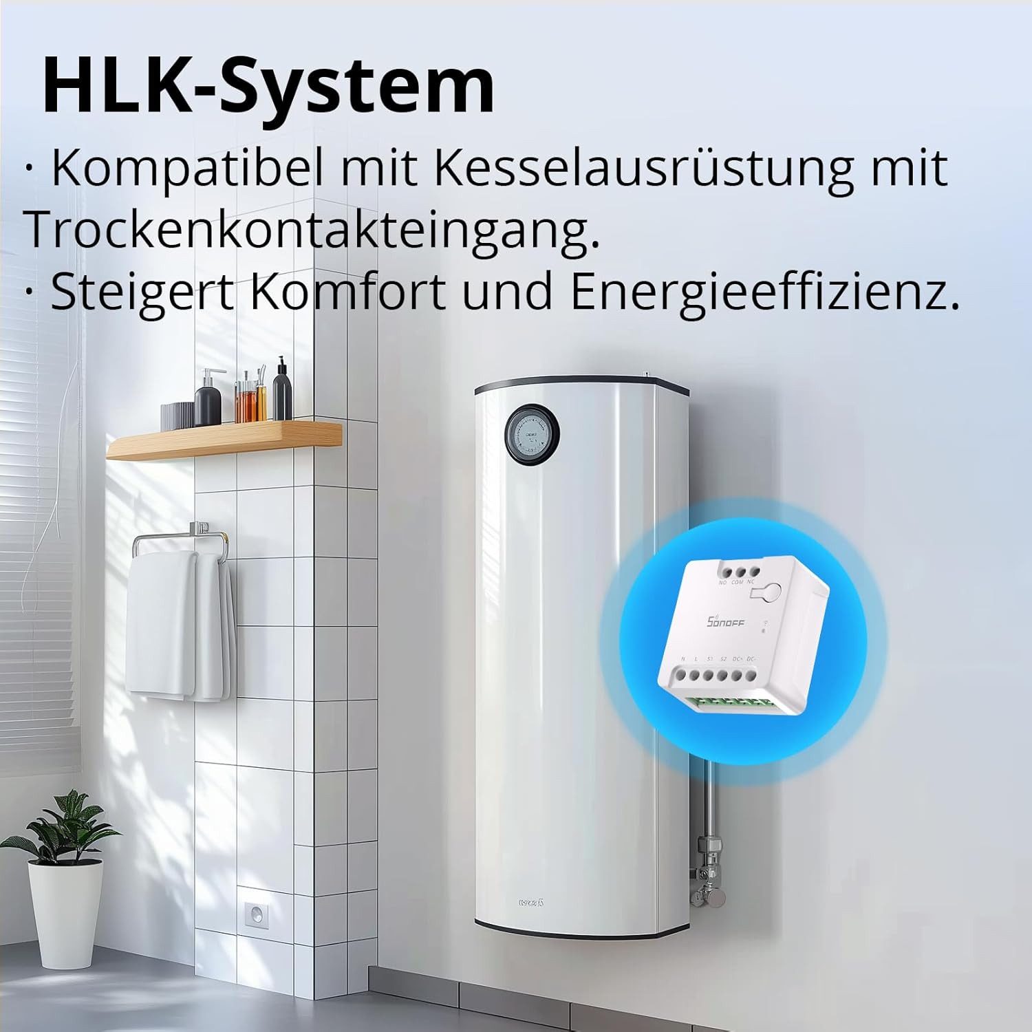 Sonoff MINI-D WiFi Dry Smart-Home-Zubehör, Matter, Dry Contact, WiFi 2.4GHz