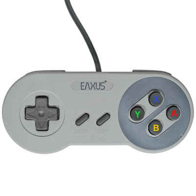 EAXUS Gamepad für Super Nintendo / SNES Controller (1 St., optional mit Verlängerungskabel bis 3,30 Meter Kabellänge)