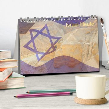 CALVENDO Wandkalender Israel Heute (Tischkalender 2024 DIN A5 quer), CALVENDO Monatskalender