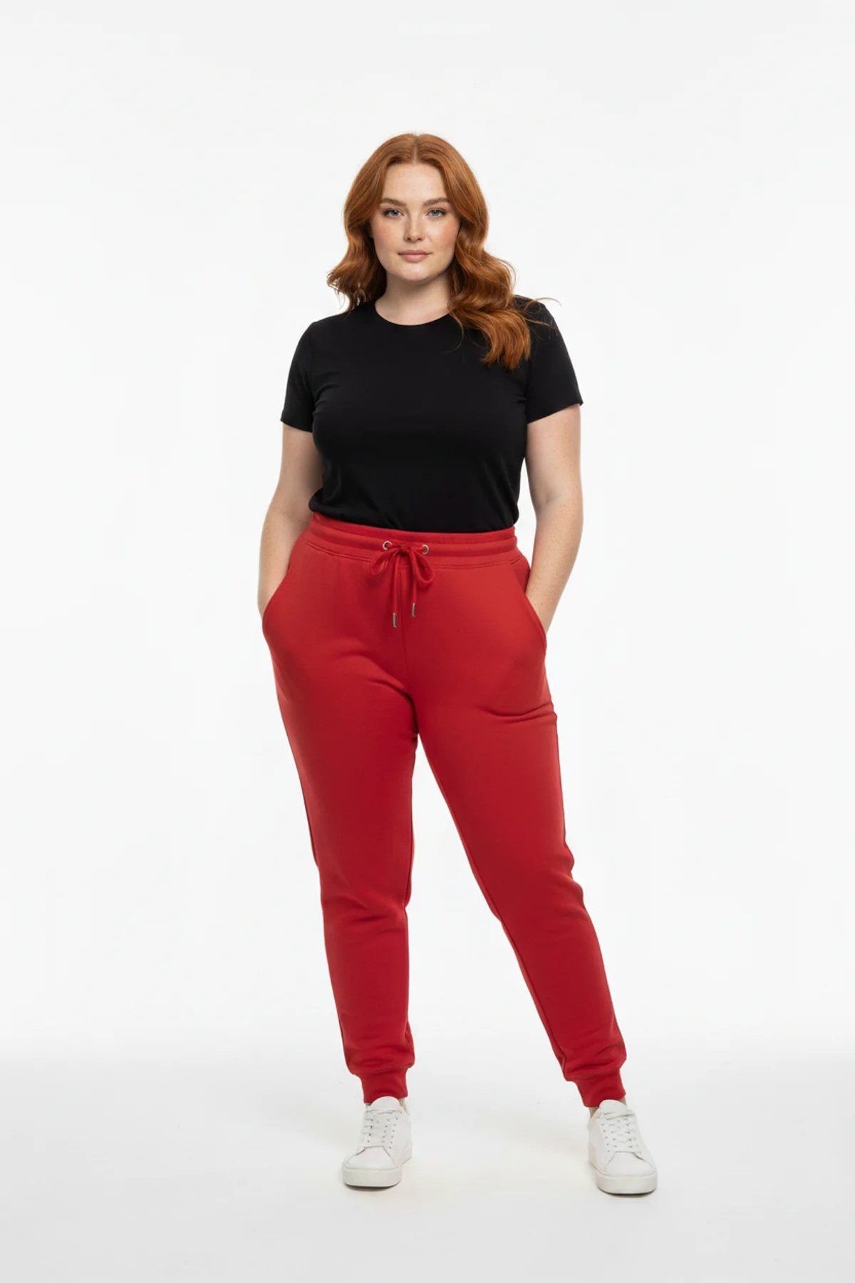 Shape of You Sweatponcho Sweatpants with Elastic Waistband