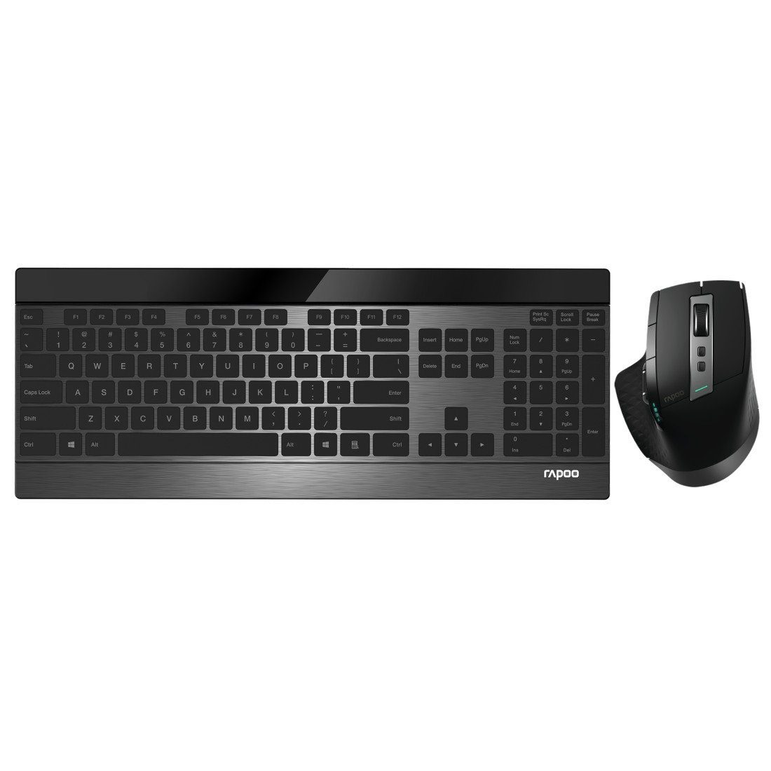 Rapoo 9900M kabelloses Tastatur-Maus-Set, Bluetooth, 2.4 GHz, 3200 DPI Tastatur- und Maus-Set