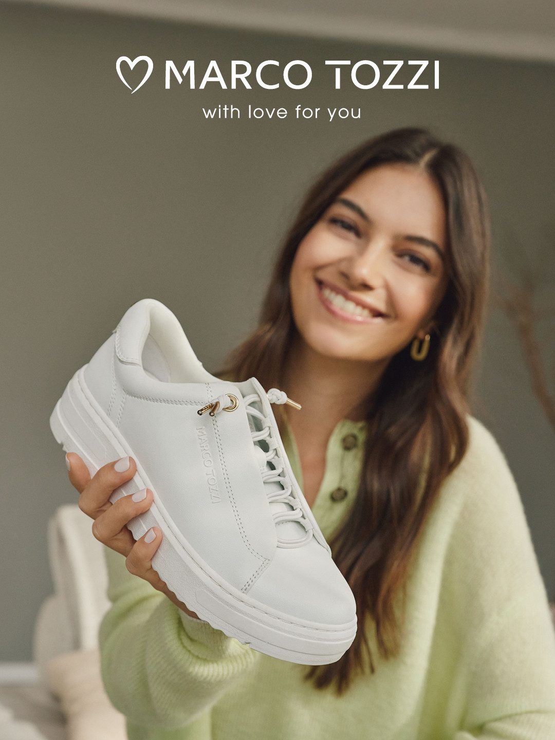 MARCO TOZZI Slip-On Sneaker, Freizeitschuh, Halbschuh, Schnürschuh mit seit günstig online kaufen