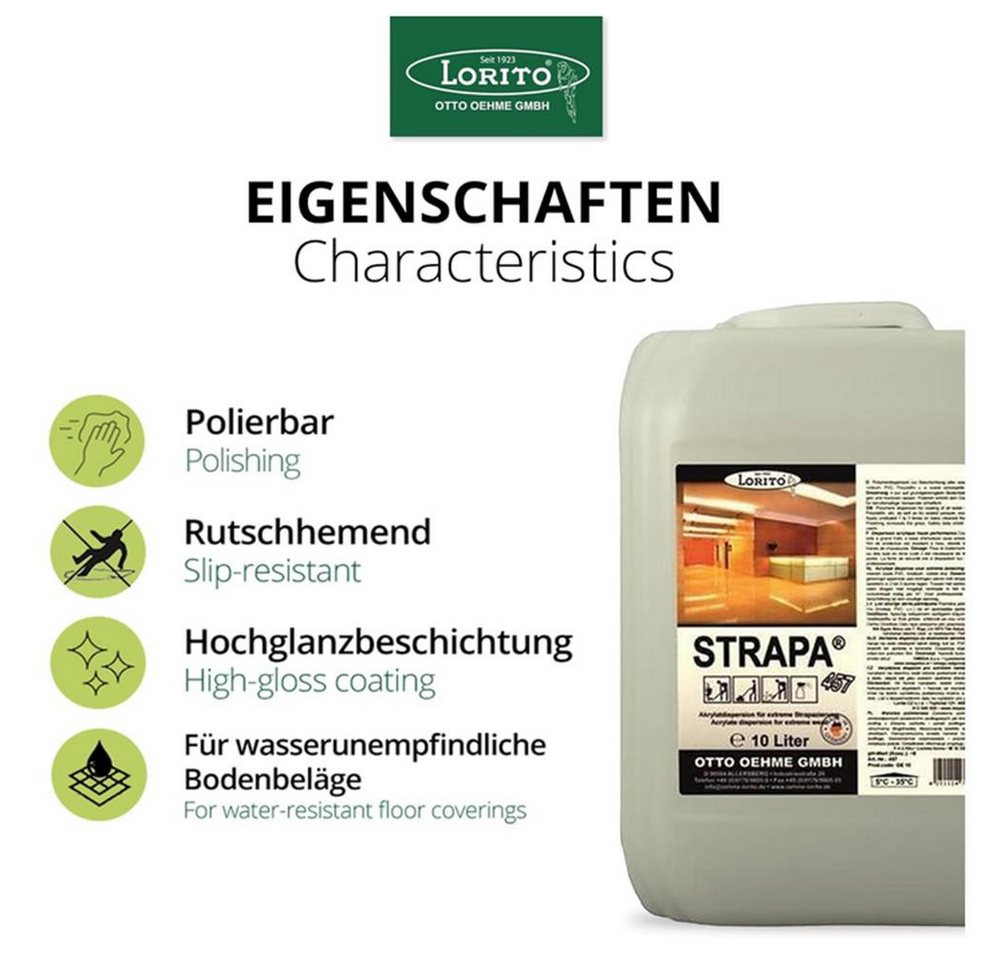 Thumbnail - Lorito Bodenversiegelung Bodenbeschichtung Strapa 457 10 Liter