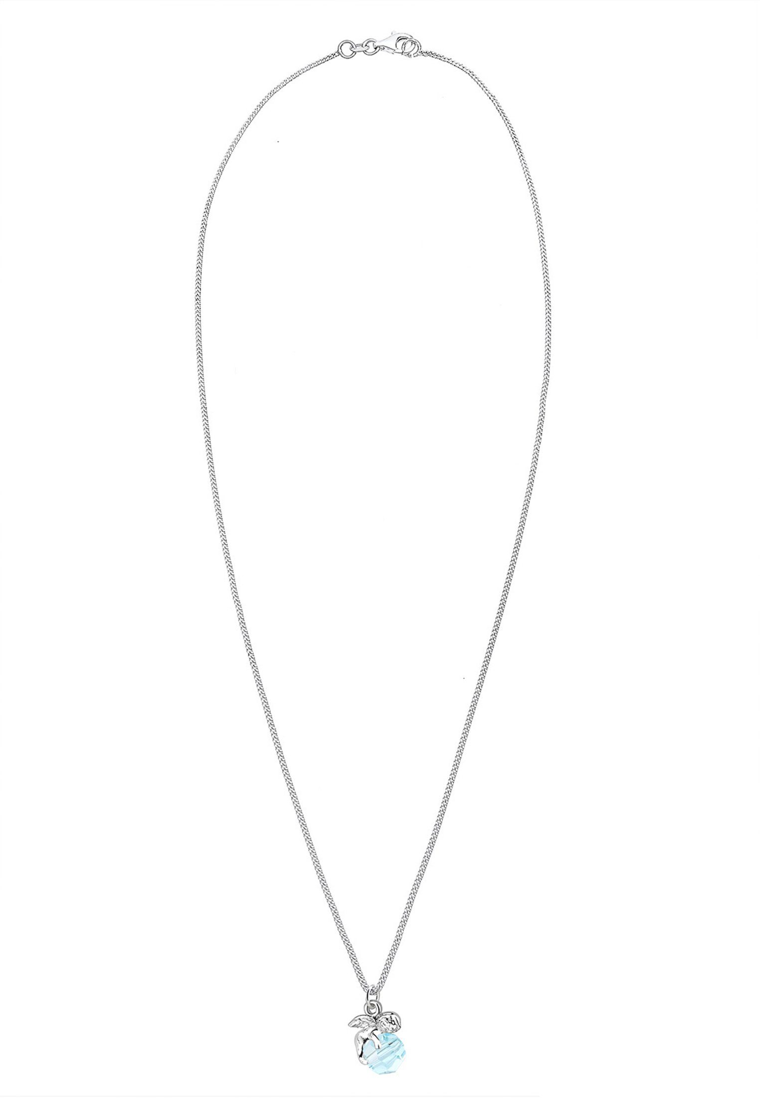 Elli Collierkettchen Engel mit Kristalle Kugel 925 Sterling Silber