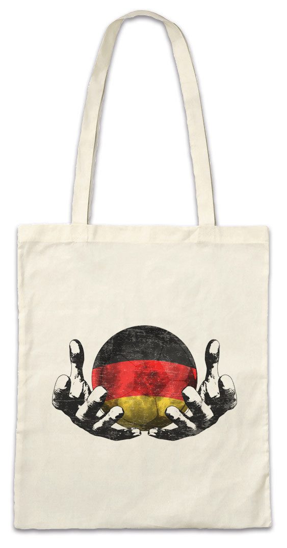 Urban Backwoods Beuteltasche Germany Football Magic Ball Stofftasche Deutsch Deutschland Fahne (1-tlg), German Deutsche Fußball Fussball