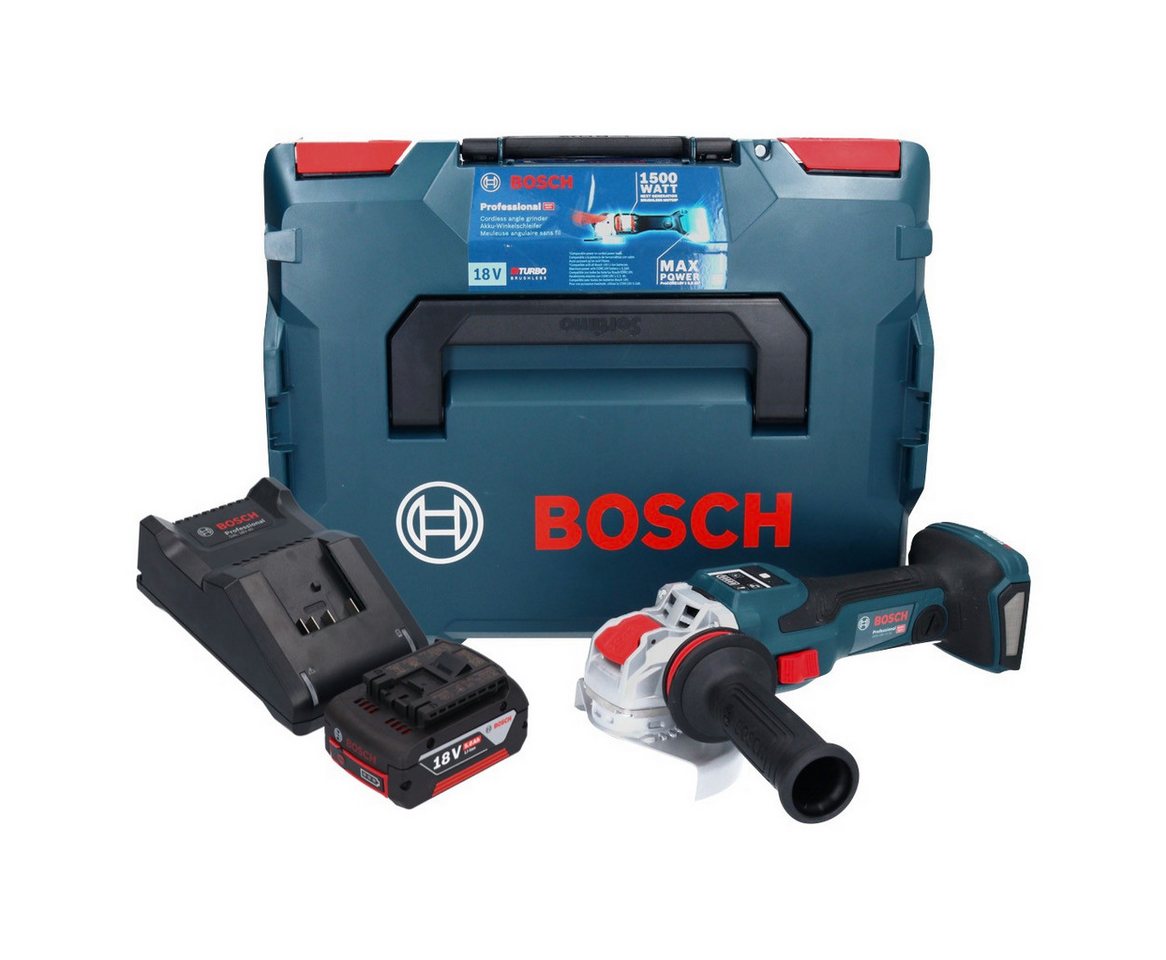Thumbnail - Bosch Professional Winkelschleifer GWX 18V-15 SC Professional Akku Winkelschleifer 18 V 125 mm BITURBO X