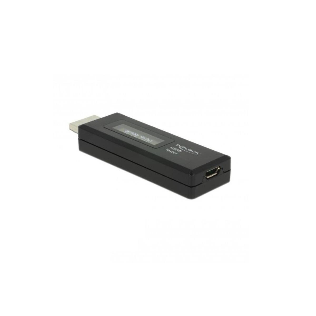 mit HDMI-A, Delock - HDMI-Tester OLED-Anzeige Für 63327 Computer-Kabel, HDMI - EDID-Information