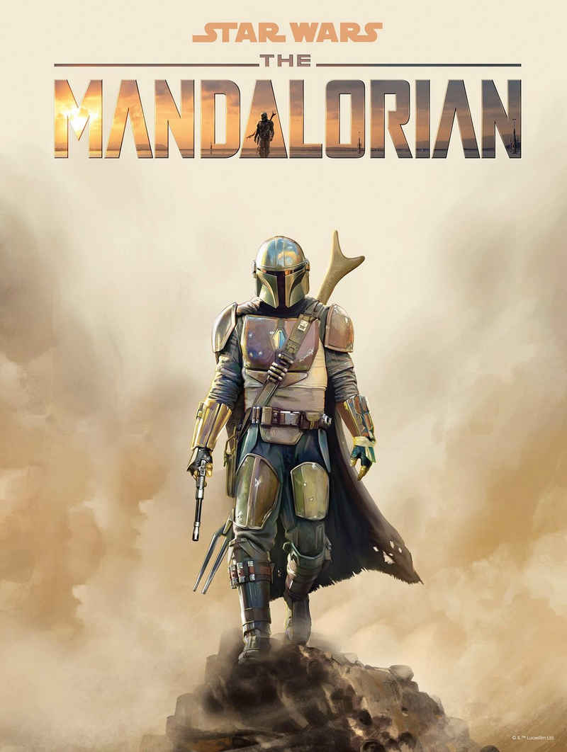 Komar Wandbild »Mandalorian Movie Poster«, Disney, Star Wars (1 Stück), 40 x 50 cm (Breite x Höhe) - 1 Teil