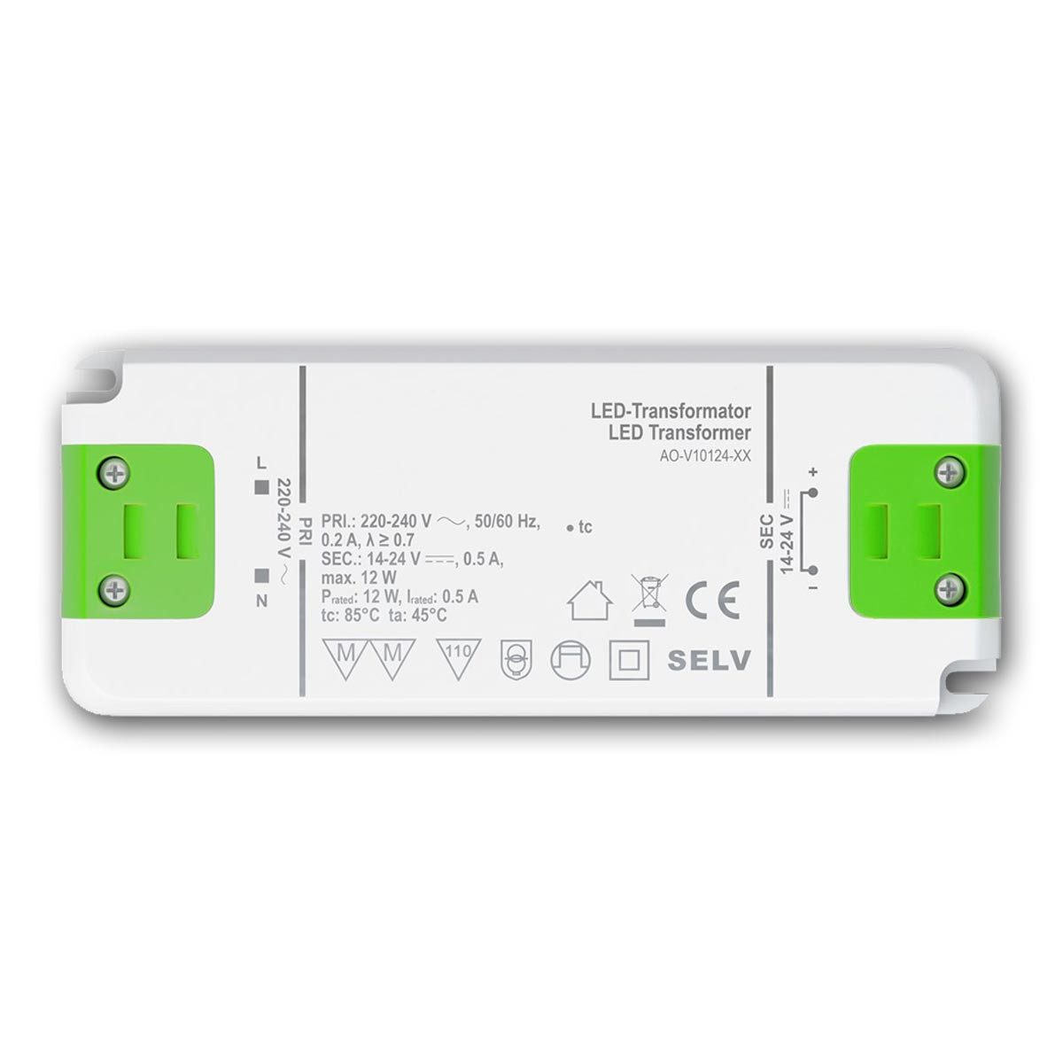 Goobay LED-Konstantstrom-Trafo 500mA max 12W, Slim LED Trafo