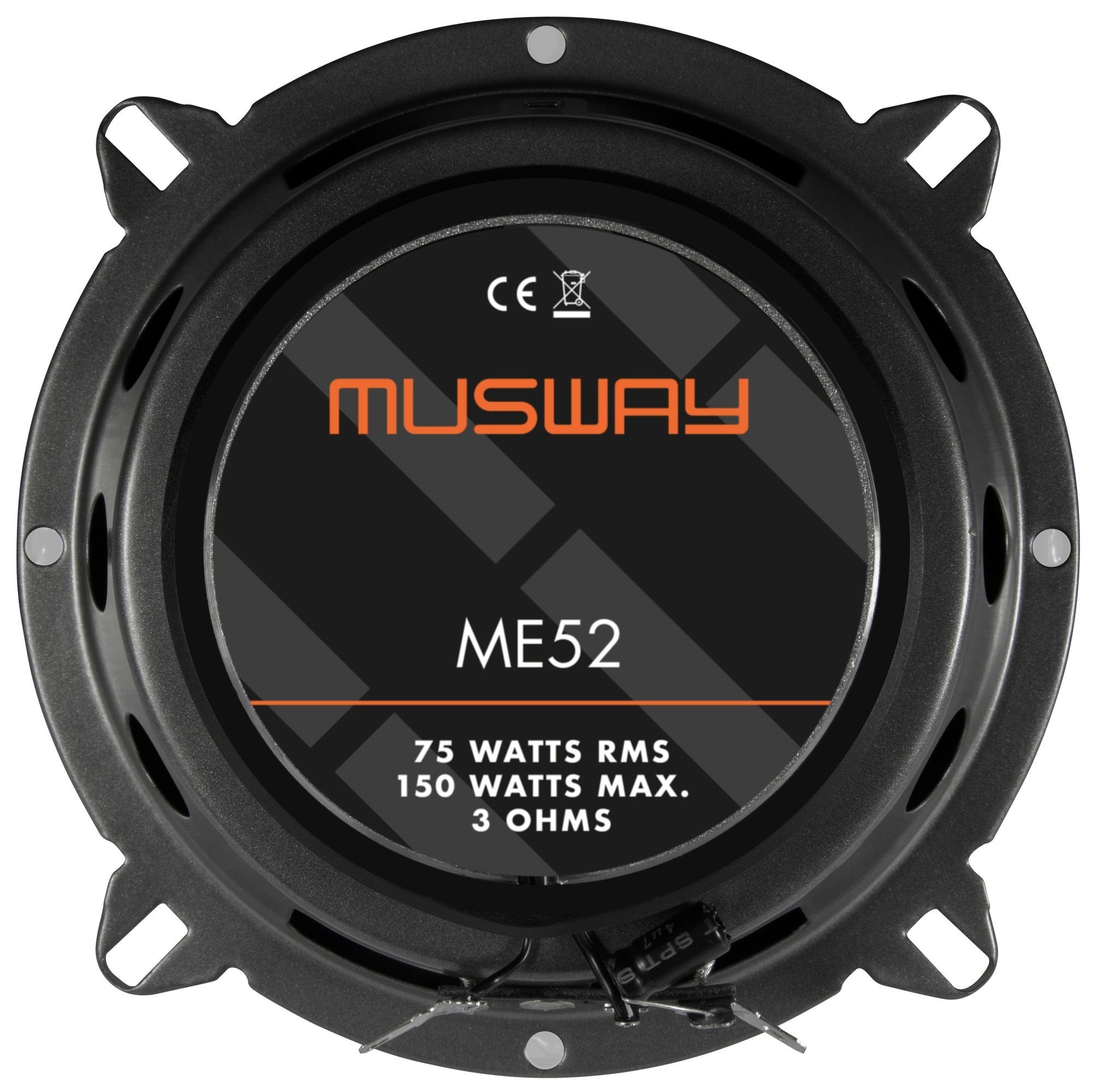 13cm Koax Auto-Lautsprecher Lautsprecher - Musway Musway ME52 Koax Lautsprecher) - 13cm ME52 (Musway