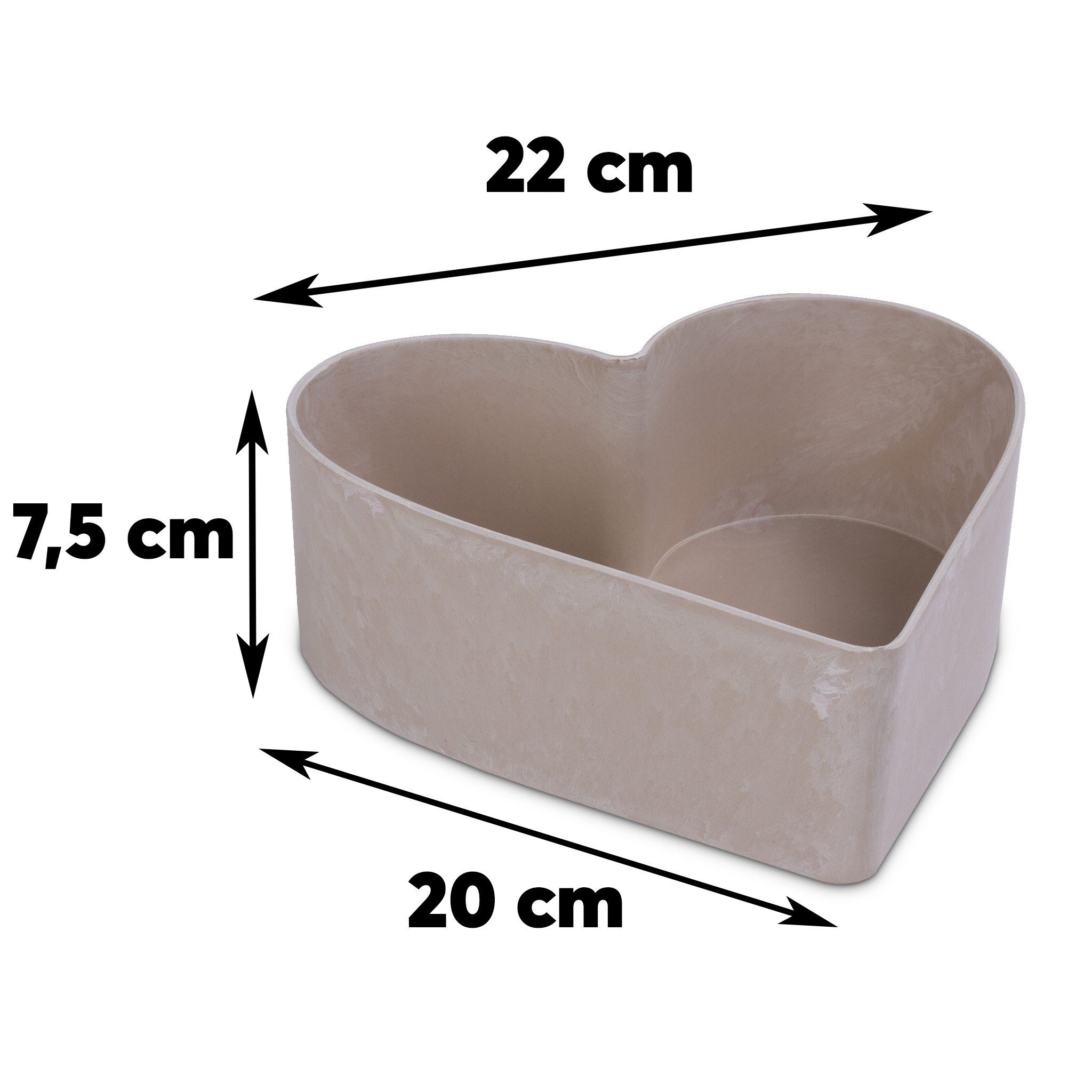 matches21 HOME & HOBBY Blumentopf Herz günstig online kaufen