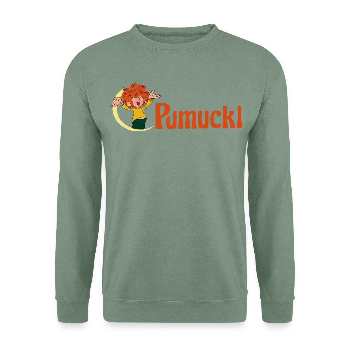 Sweatshirt Pumuckl Mit Frecher Pose Und Logo Schriftzug Unisex Pullover