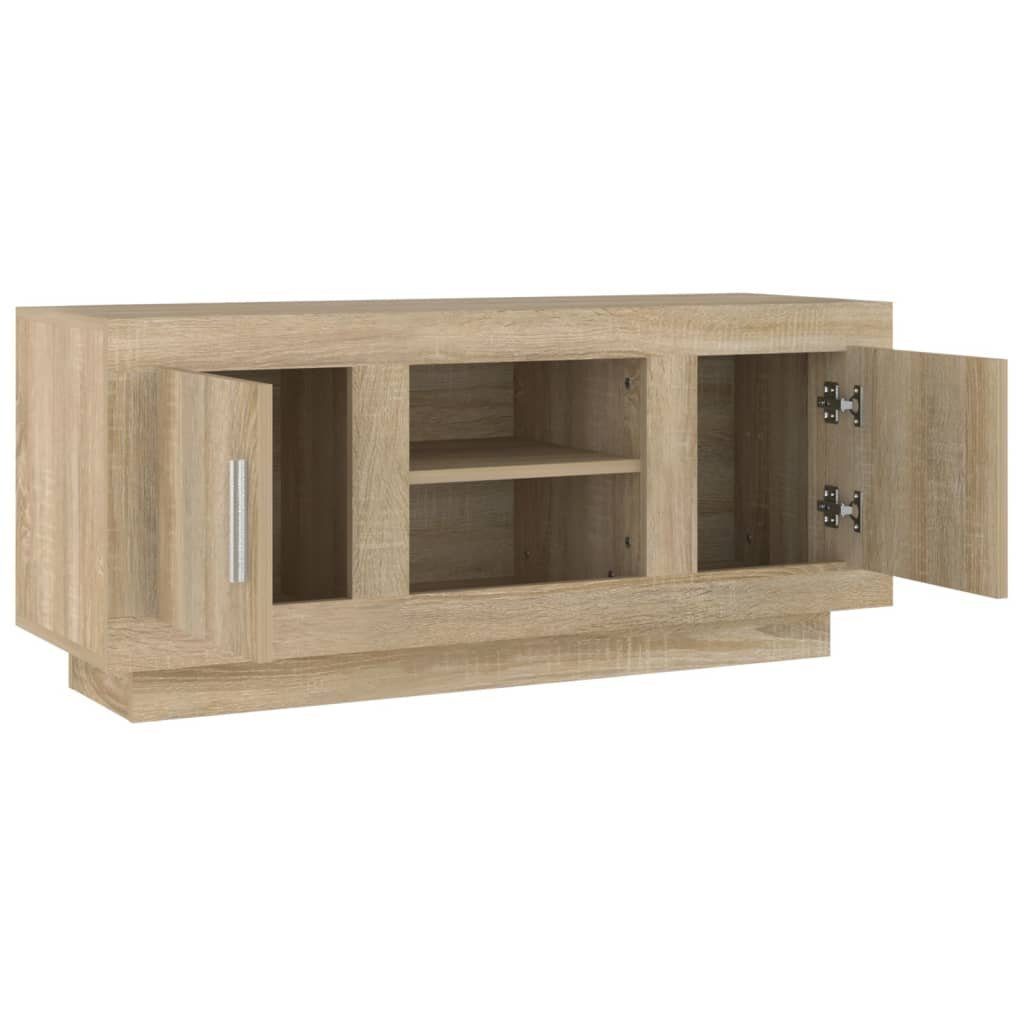 furnicato TV-Schrank Sonoma-Eiche 102x35x45 cm Holzwerkstoff