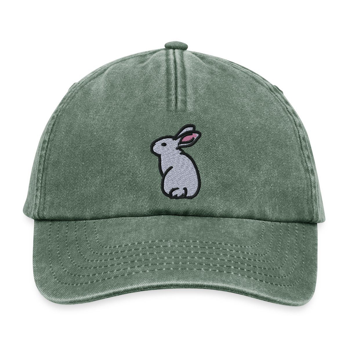 Baseball Cap Hase Bestickt Vintage Cap