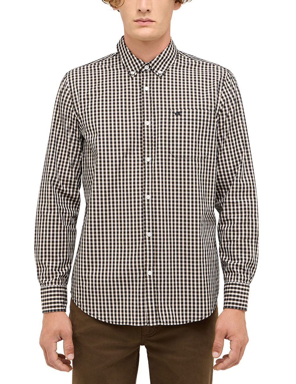 MUSTANG Langarmhemd Herren Style Chester günstig online kaufen