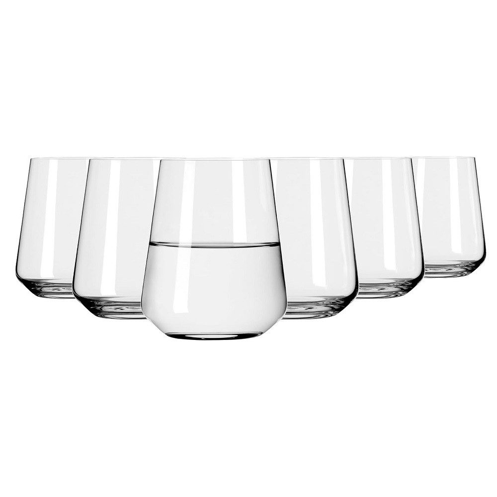Ritzenhoff Glas Ritzenhoff Lichtweiß Julie Wasserglas 6er Set, Kristallglas