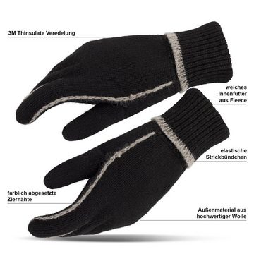 Tarjane Strickhandschuhe »3M Thinsulate« Wollhandschuhe Unisex Handschuhe