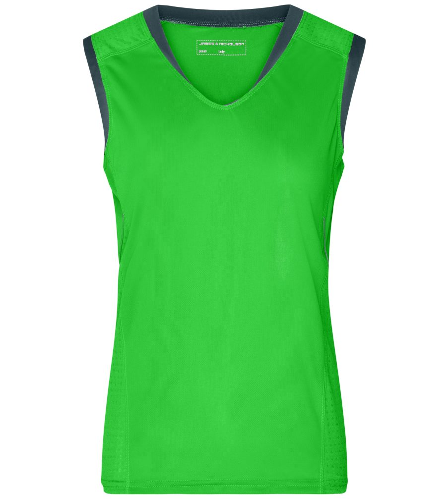 James & Nicholson Lauftop Doppelpack Sportliches Damen Lauftop aus FunktionspolyesterJN469 (Doppelpack, 2er-Pack) Feuchtigkeitsregulierend und schnell trocknend