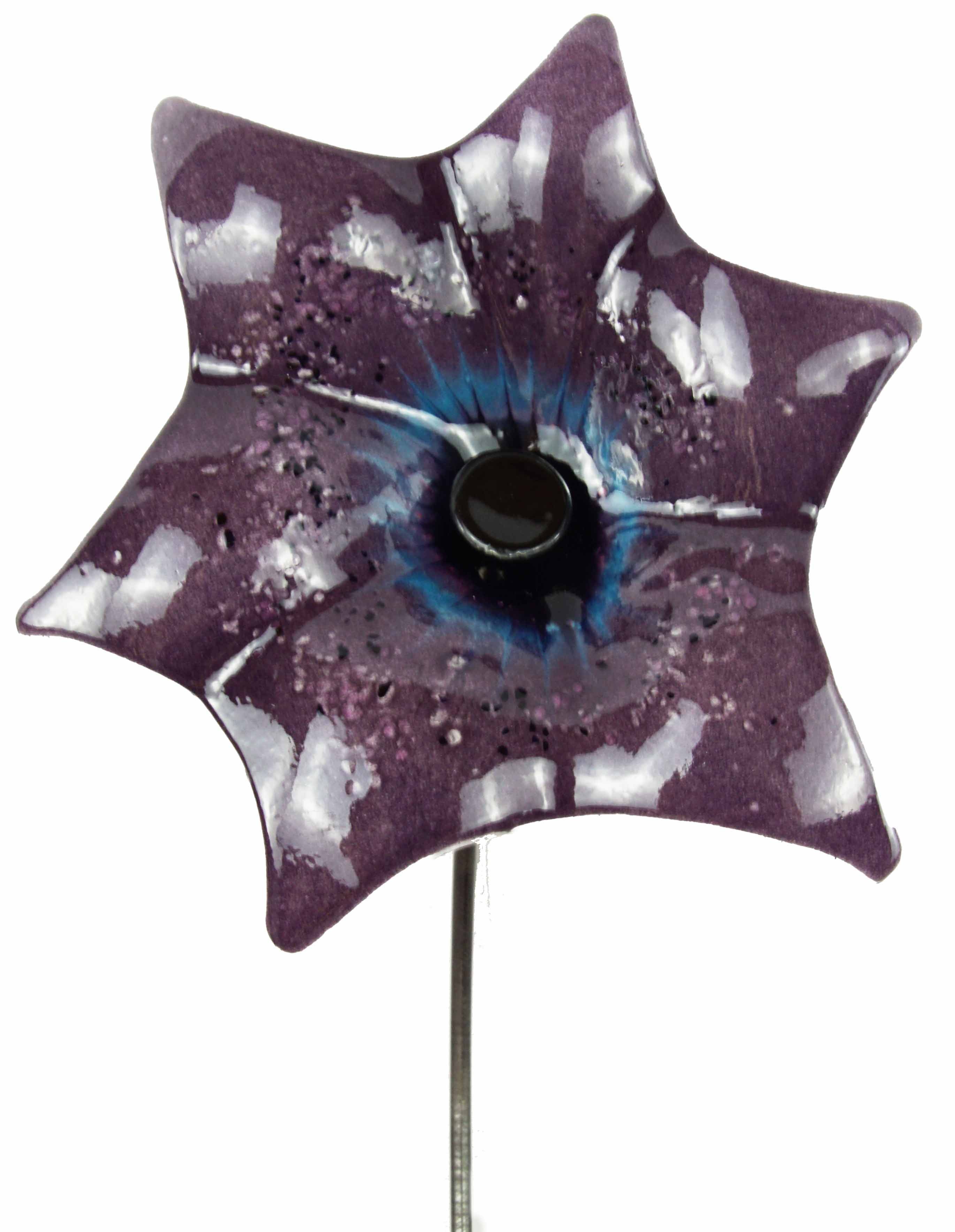 Cwwn Gartenstecker Gartenstecker Glasblume handgefertigt günstig online kaufen