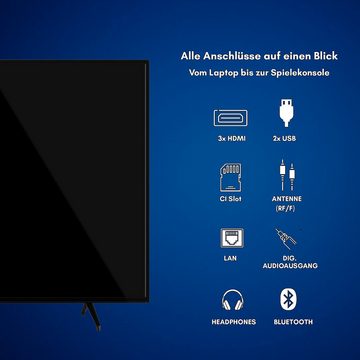 Daewoo D50DM54UANSX LCD-LED Fernseher (126 cm/50 Zoll, 4K Ultra HD, Android TV, Dolby Vision HDR, Dolby Atmos, Triple-Tuner)