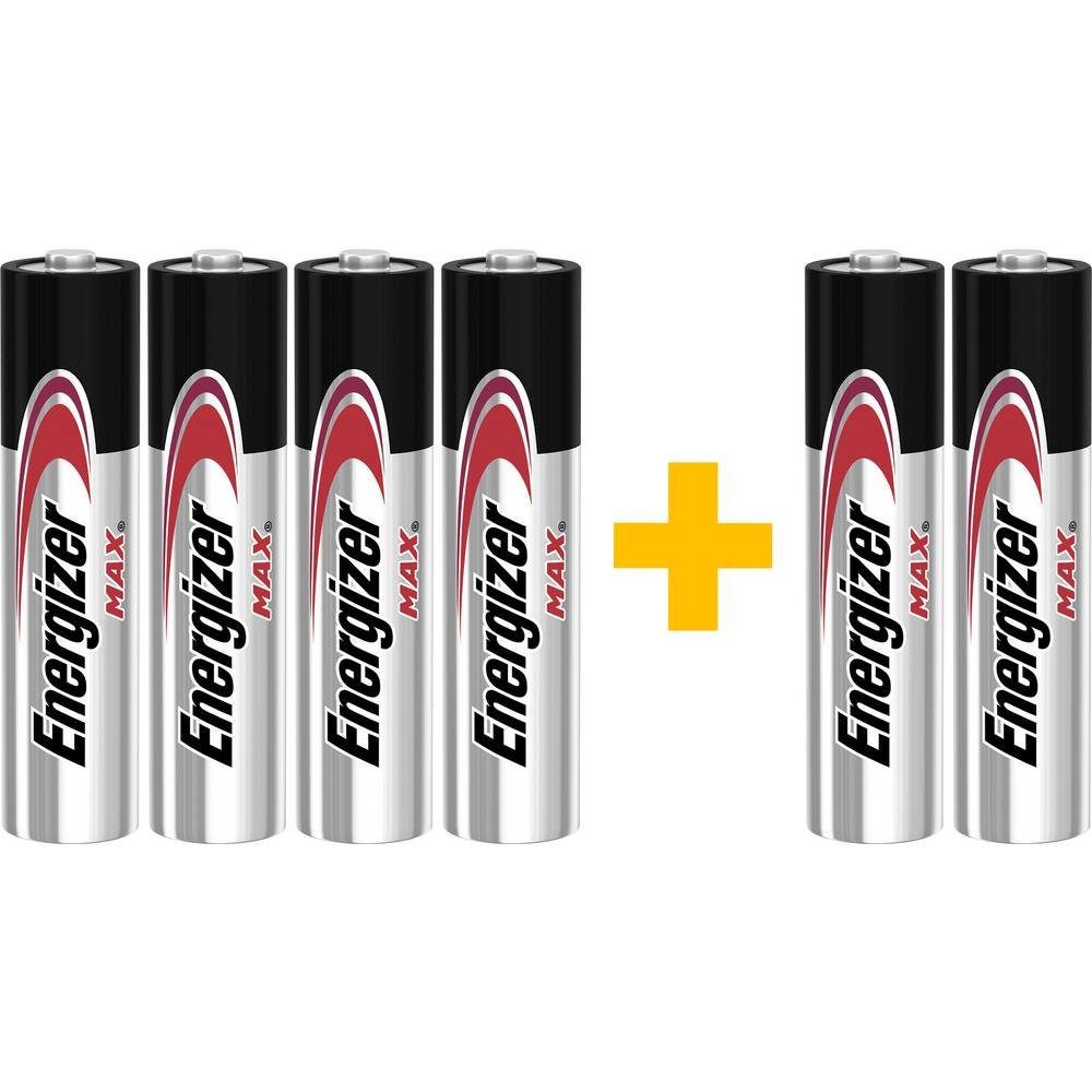 Alkaline Micro-Batterien, 4+2 Batterie