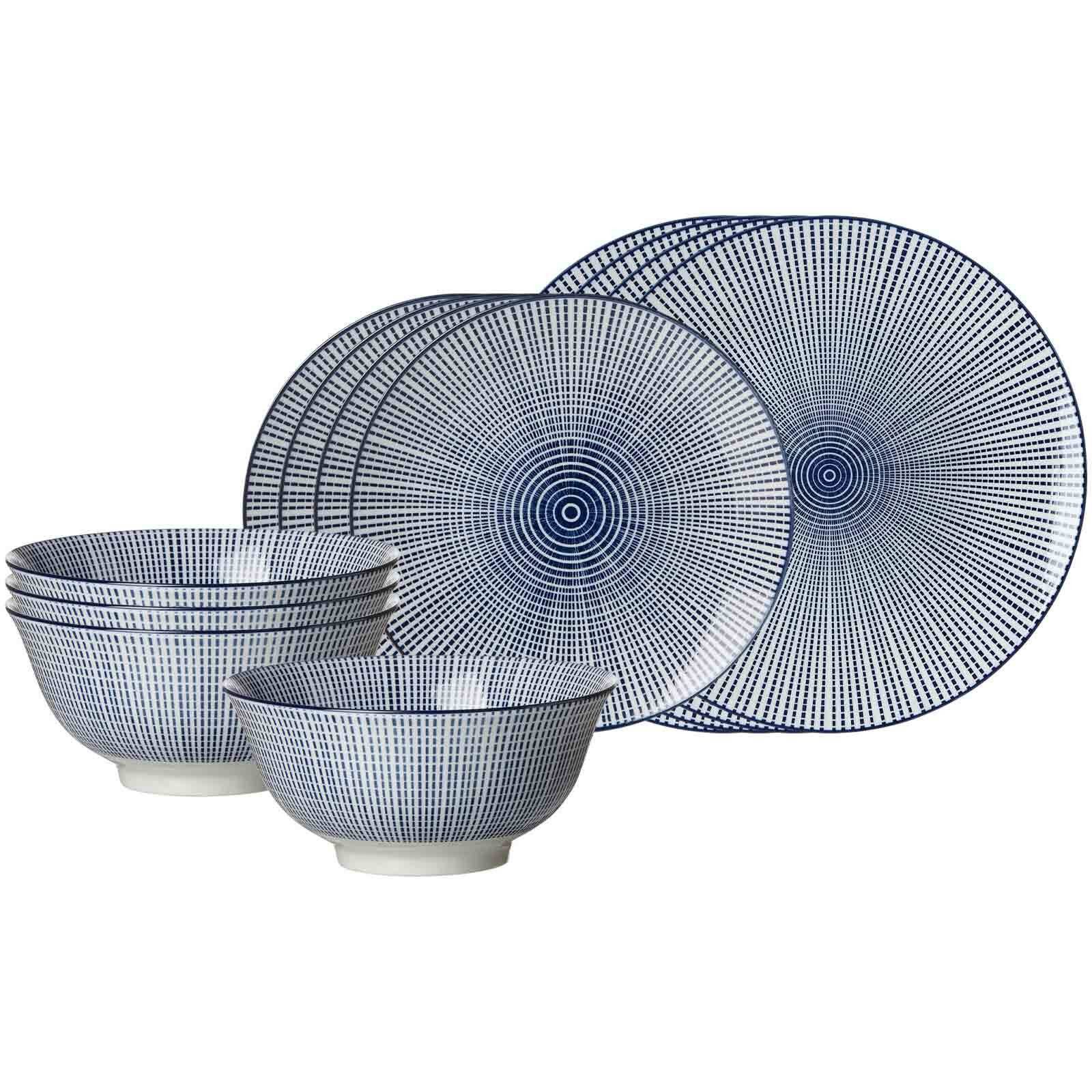 Ritzenhoff & Breker Kombiservice Royal Makoto Basic-Set 12er Set (12-tlg), 4 Personen, Porzellan