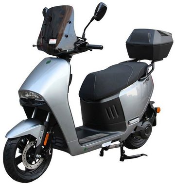 GreenStreet E-Motorroller HYPE 3000 W 85 km/h inkl. Windschild + Topcase, 85 km/h, inkl. Windschild und Topcase