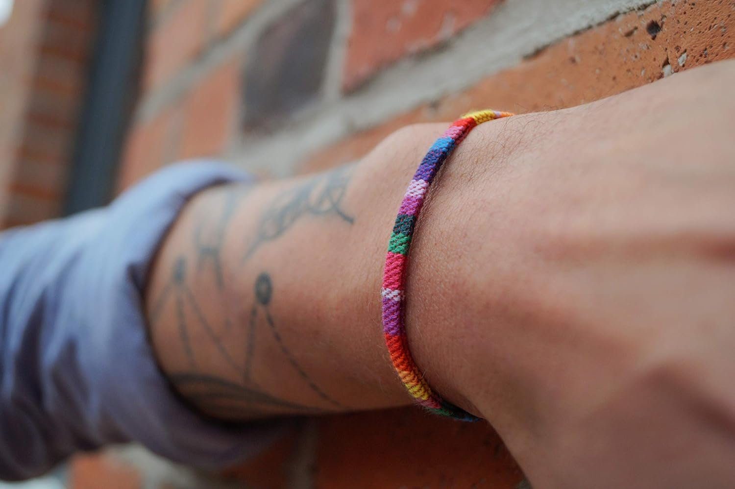 Schmuck by Made Regenbogen Armband Nami Männer Festival Armband Pride LGBTQ+, Queers Armband Armband Frauen Boho