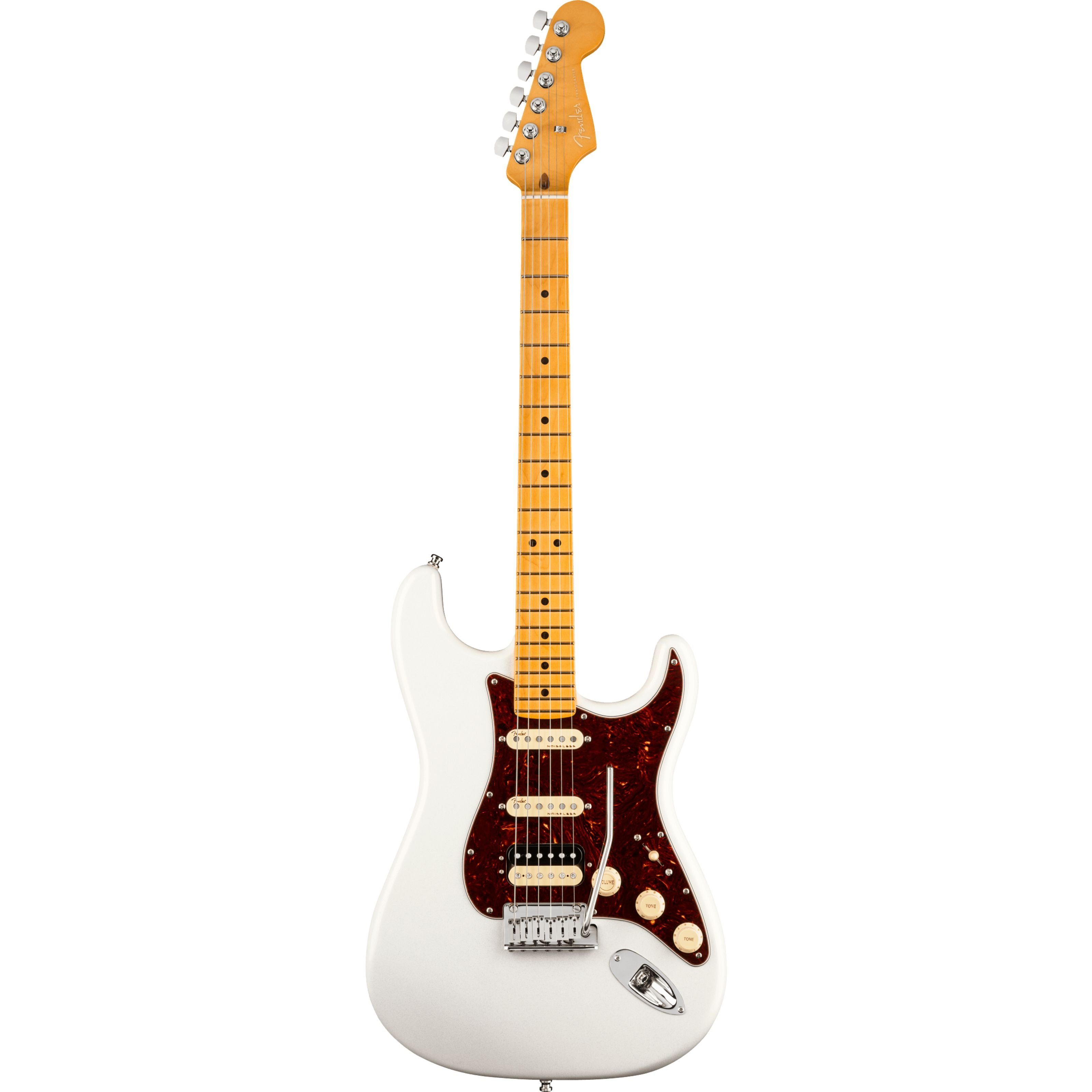 Fender Spielzeug-Musikinstrument, American Ultra Stratocaster HSS MN Arctic Pearl - E-Gitarre