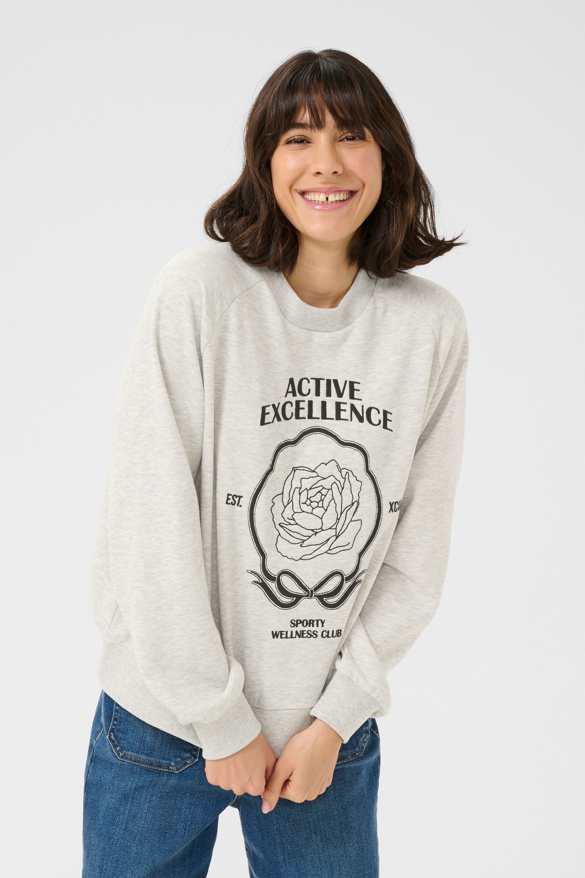 KAFFE Fleecepullover Sweatshirt KAandrea