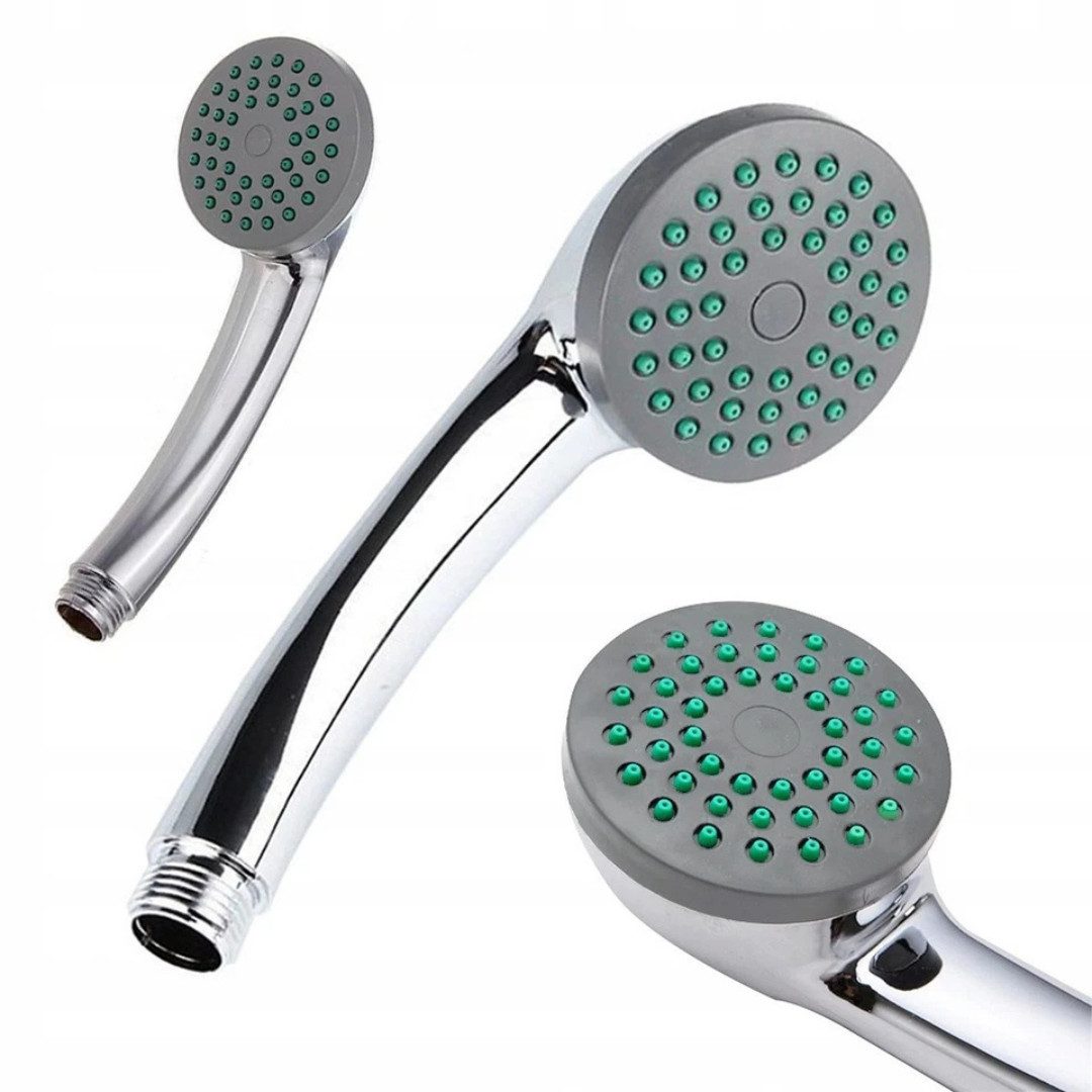 EUROBATT Sp. z o.o. Handbrause Duschkopf Handbrause verchromt 4 Strahlarten Duschbrause, (Einzelprodukt, 1× Handbrause), kompakte Bauform