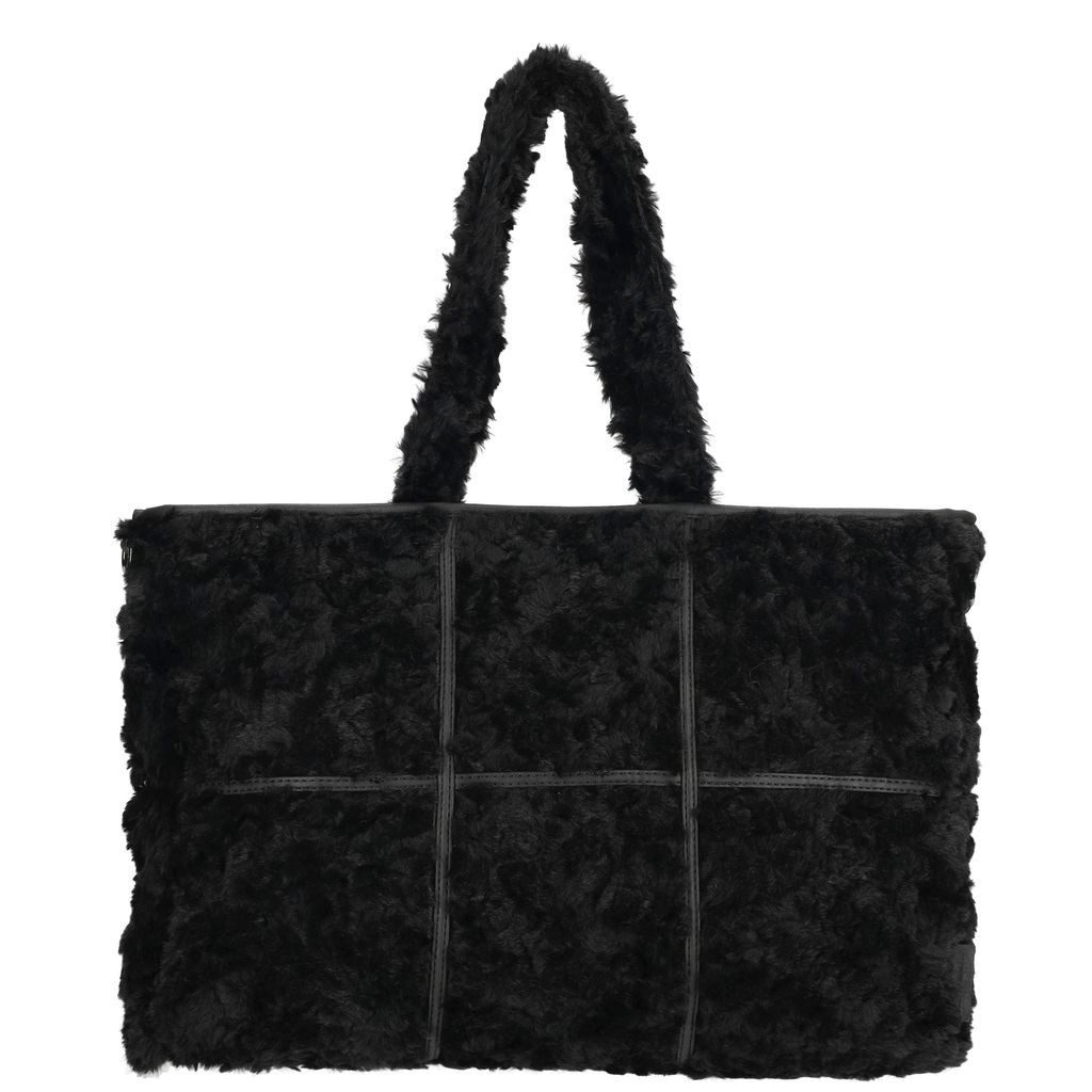 Christian Wippermann Umhängetasche Große XL Schultertasche Umhängetasche (einzeln), Teddy Plüsch