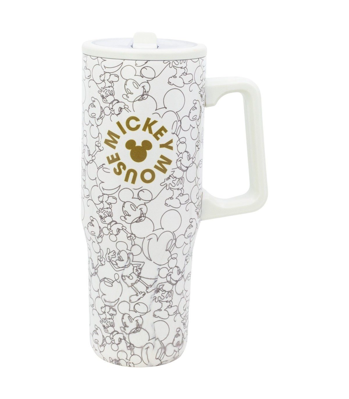 Disney Mickey Mouse Isolierflasche Sipper Mug 920 ml Thermo Trinkbecher mit Griff