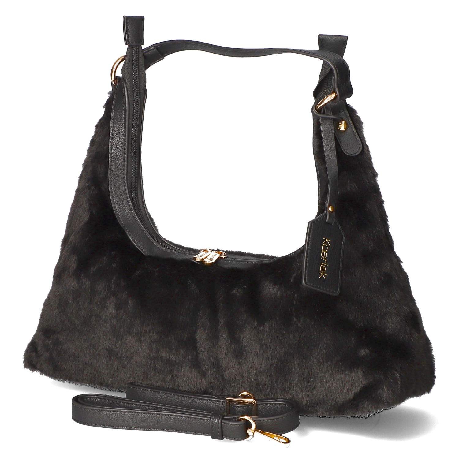 Kaerlek Handtasche Kaerlek 1005792-200 Damen Henkeltaschen Textil & Synthetik schwarz
