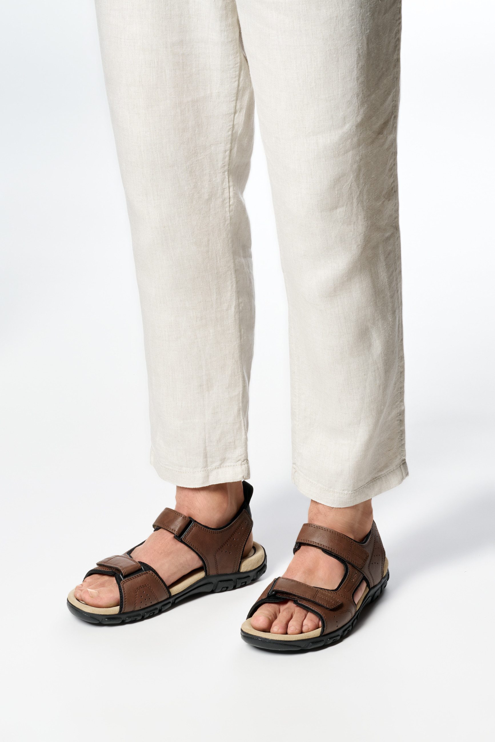 Geox Sandale Sommerschuh, Klettschuh, Sandale mit atmungsaktiver Spezial Membrane