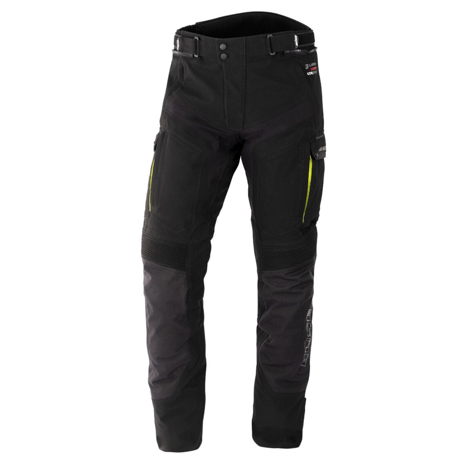 Büse Motorradhose Storm wasserdichte Motorrad Textilhose 3-Lagen-Laminat,Knieprotektoren enthalten,herausnehmbares Innenfu