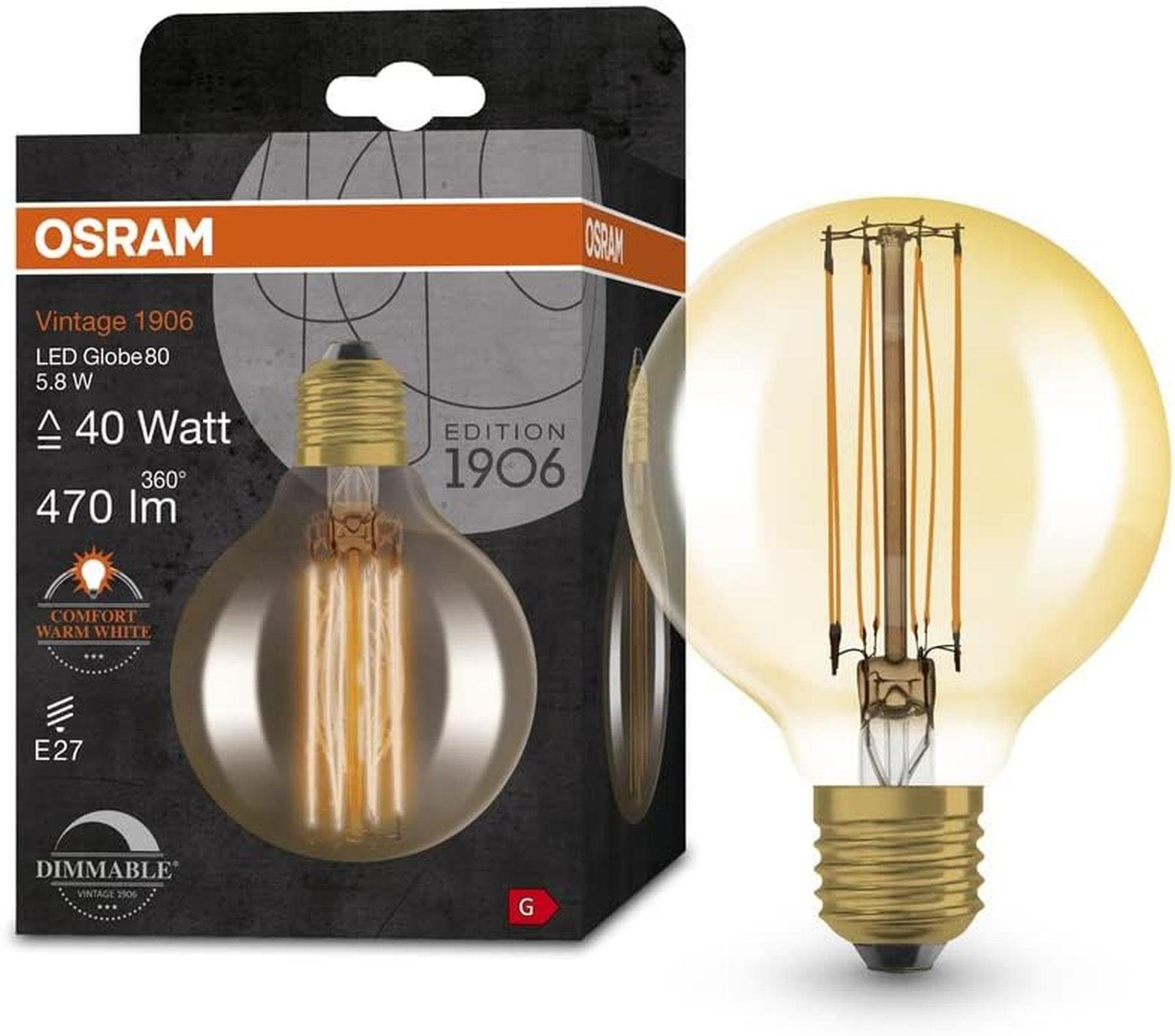 LED-Leuchtmittel OSRAM LED GLOBE 80 5.8