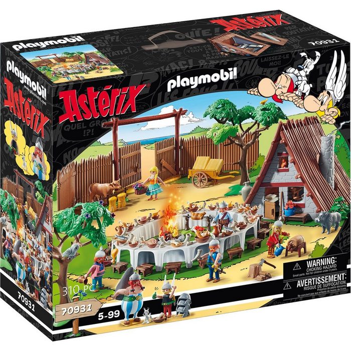 Playmobil® Konstruktions-Spielset Großes Dorffest (70931) Asterix (310 St) Made in Germany