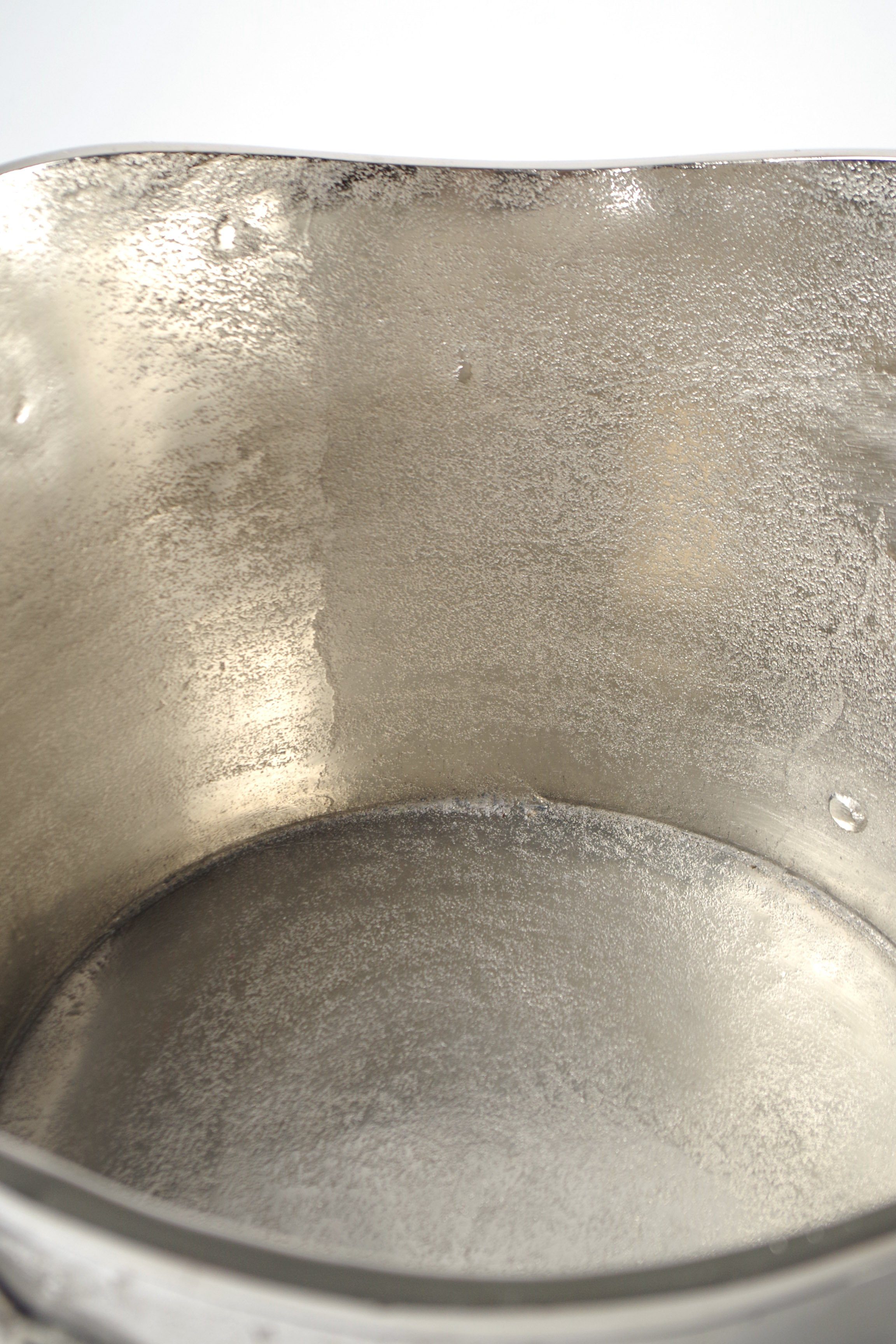 in aus LILY Metall Kobolo Getränkekühler Dekoobjekt silber