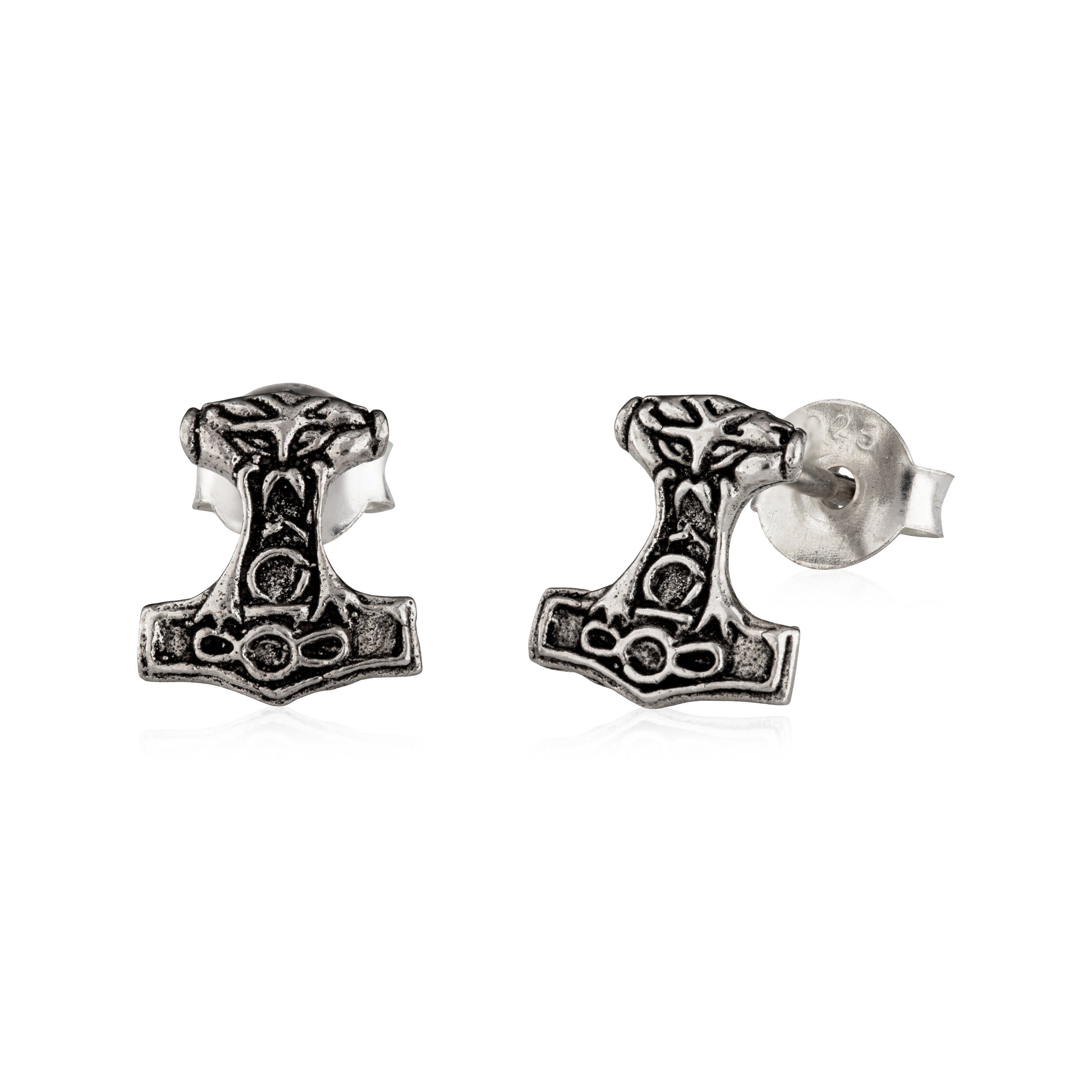 Thors Ohrstecker 925 Ohrstecker Wikinger Silber Celtic NKlaus H Paar Paar