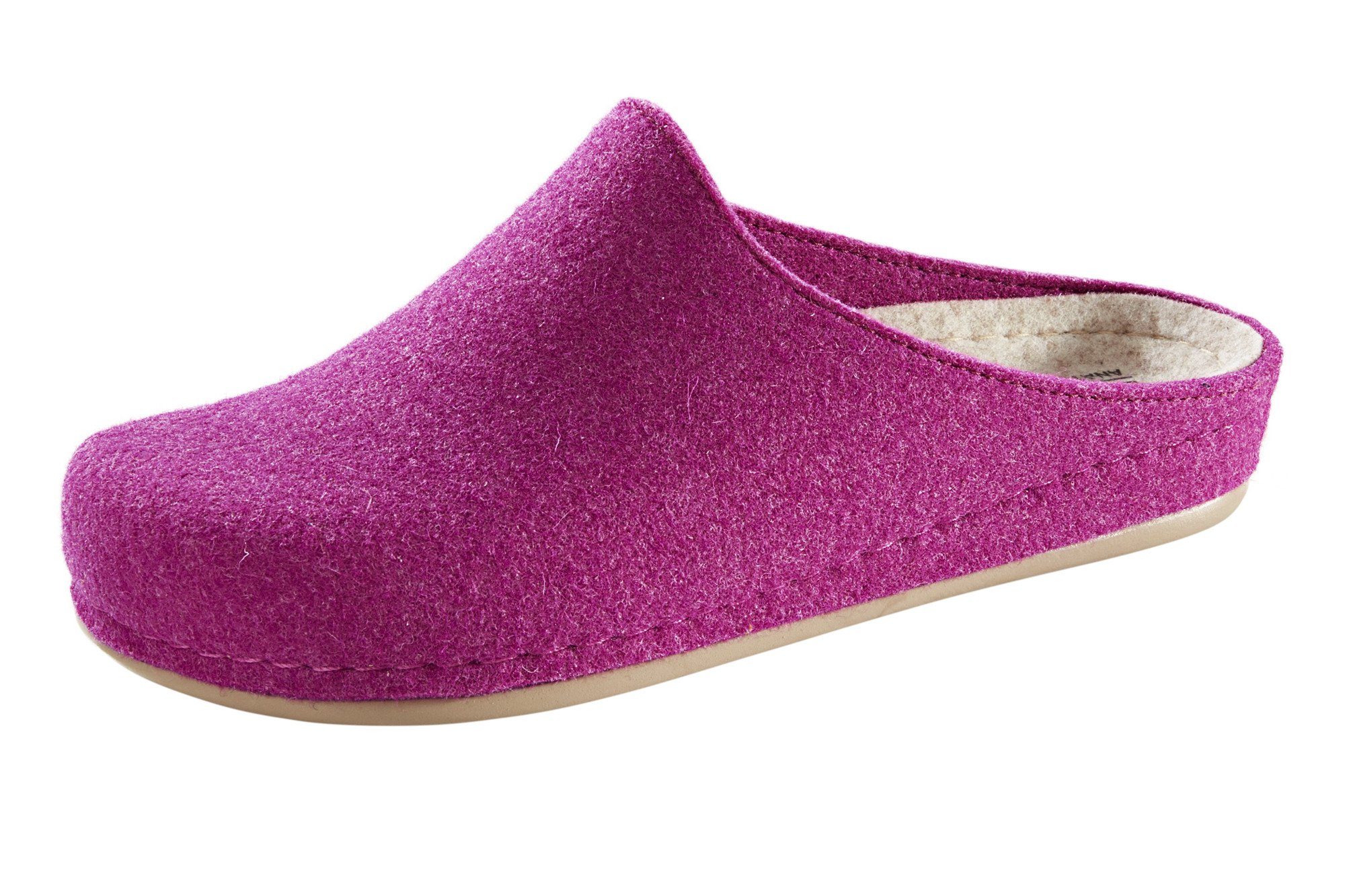 heine home Hausschuhe zum Schlupfen, Aus Wollfilz und Hausschuhe rot, 39,99 €