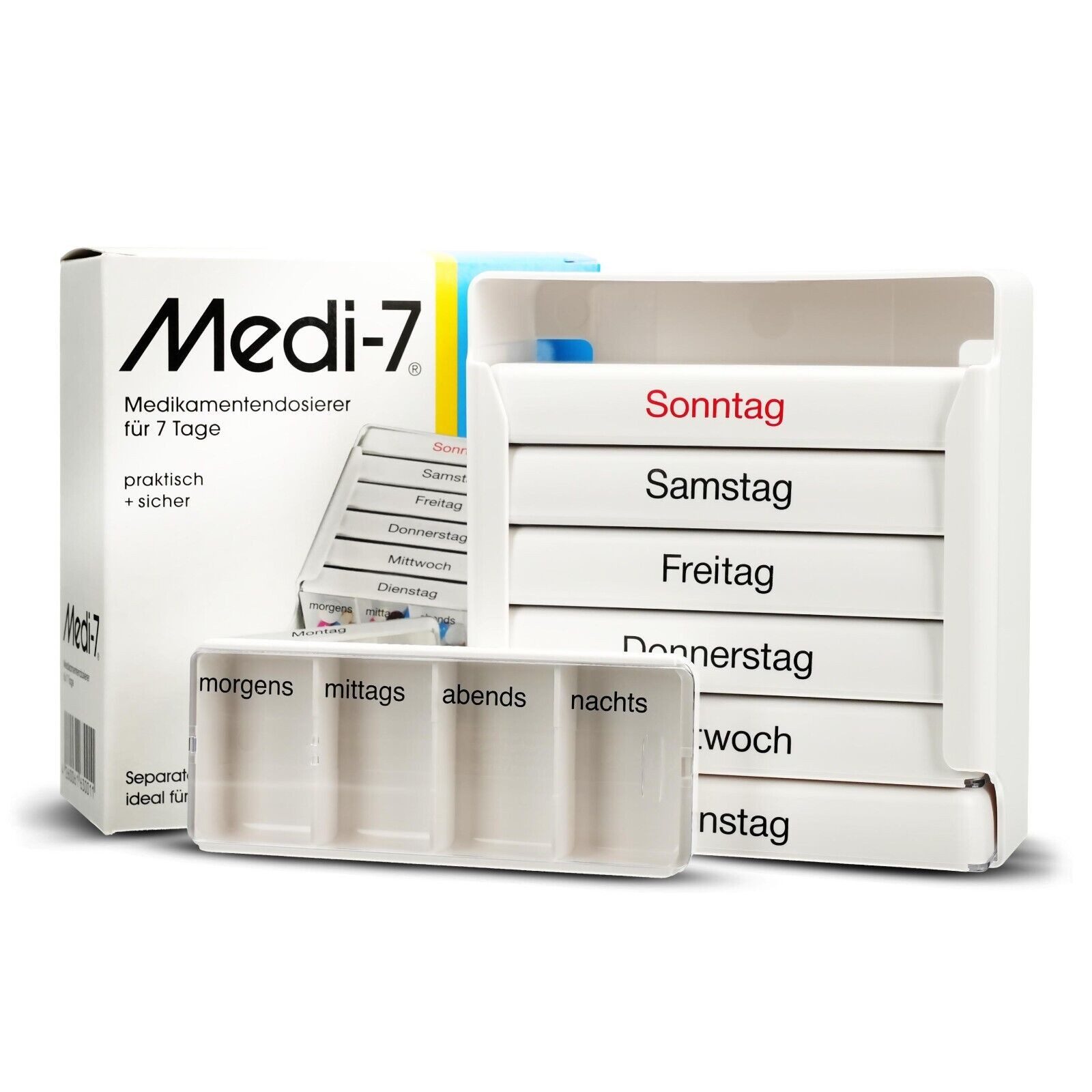 Medi-7 Aufbewahrungsdose Medikamentendosierer