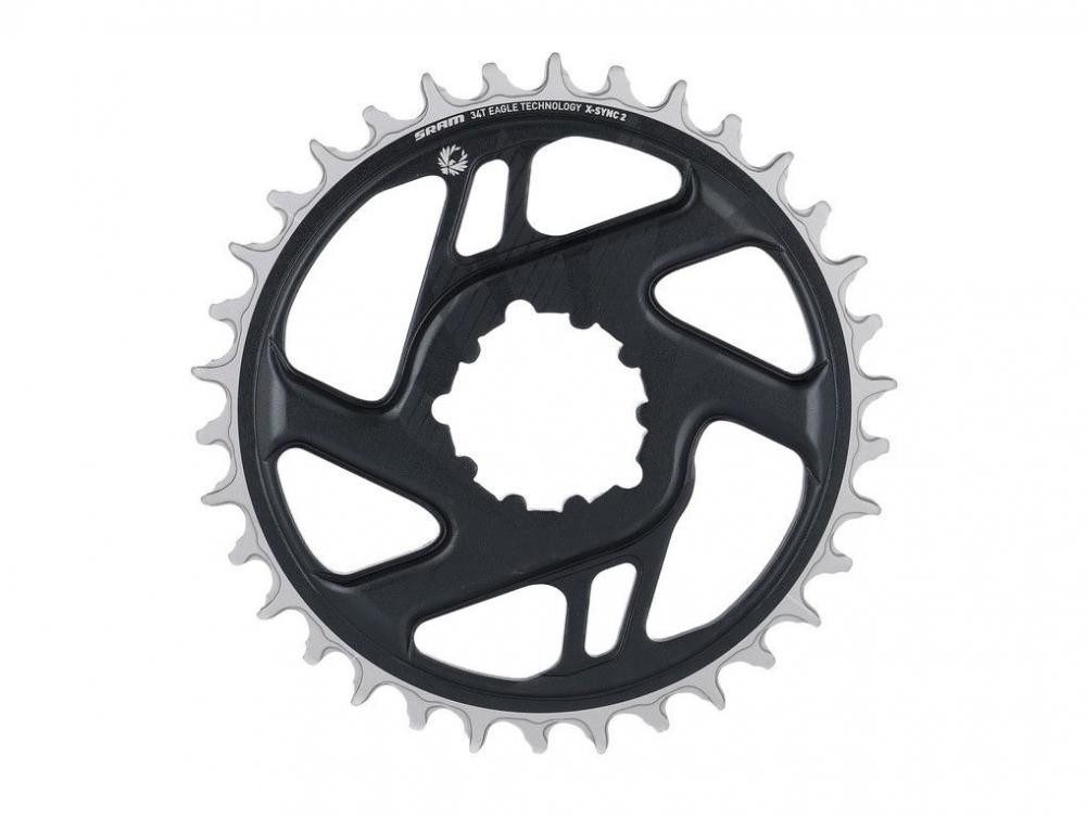 Kettenschaltung SRAM Kettenblatt X-Sync 2 Eagle 34T 3mm Boost grau - 12-fach Kettenbla