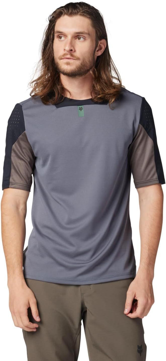 Fox Racing Motorradweste Fox Defend SS Jersey Graphitgrau