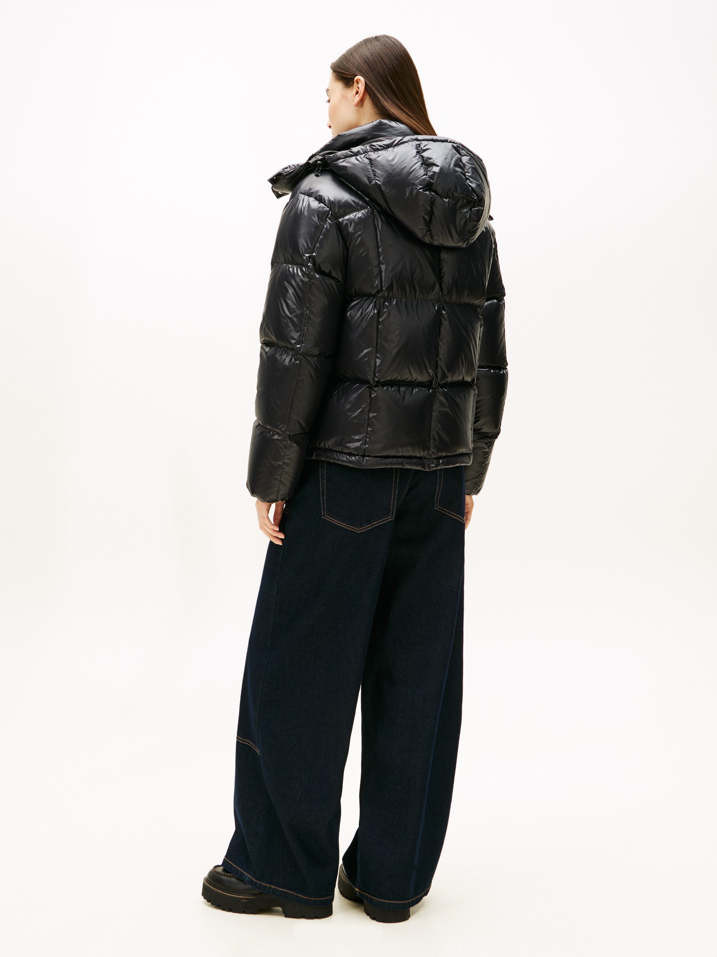 Tommy Jeans Steppjacke TJW ALASKA GRID DWN JCKT SHINY